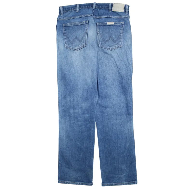 Wrangler 90's Lightwash Straight Leg Baggy Jeans / Pants 34 Blue sold by Vintage Club