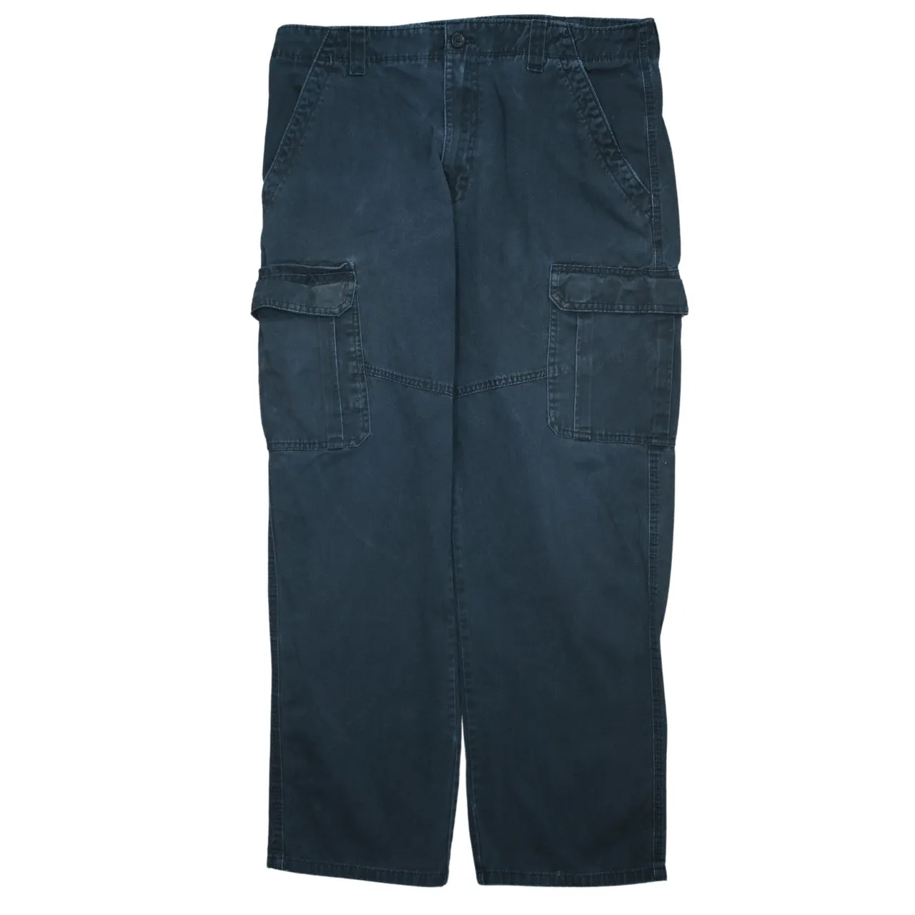 Wrangler 90's Drawstring Pockets Straight Leg Baggy Trousers / Pants 36 Black sold by Vintage Club product image thumbnail 2