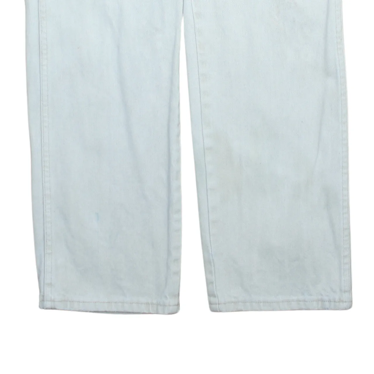Wrangler 90's Lightweight Straight Leg Baggy Trousers / Pants 32 White sold by Vintage Club product image thumbnail 4
