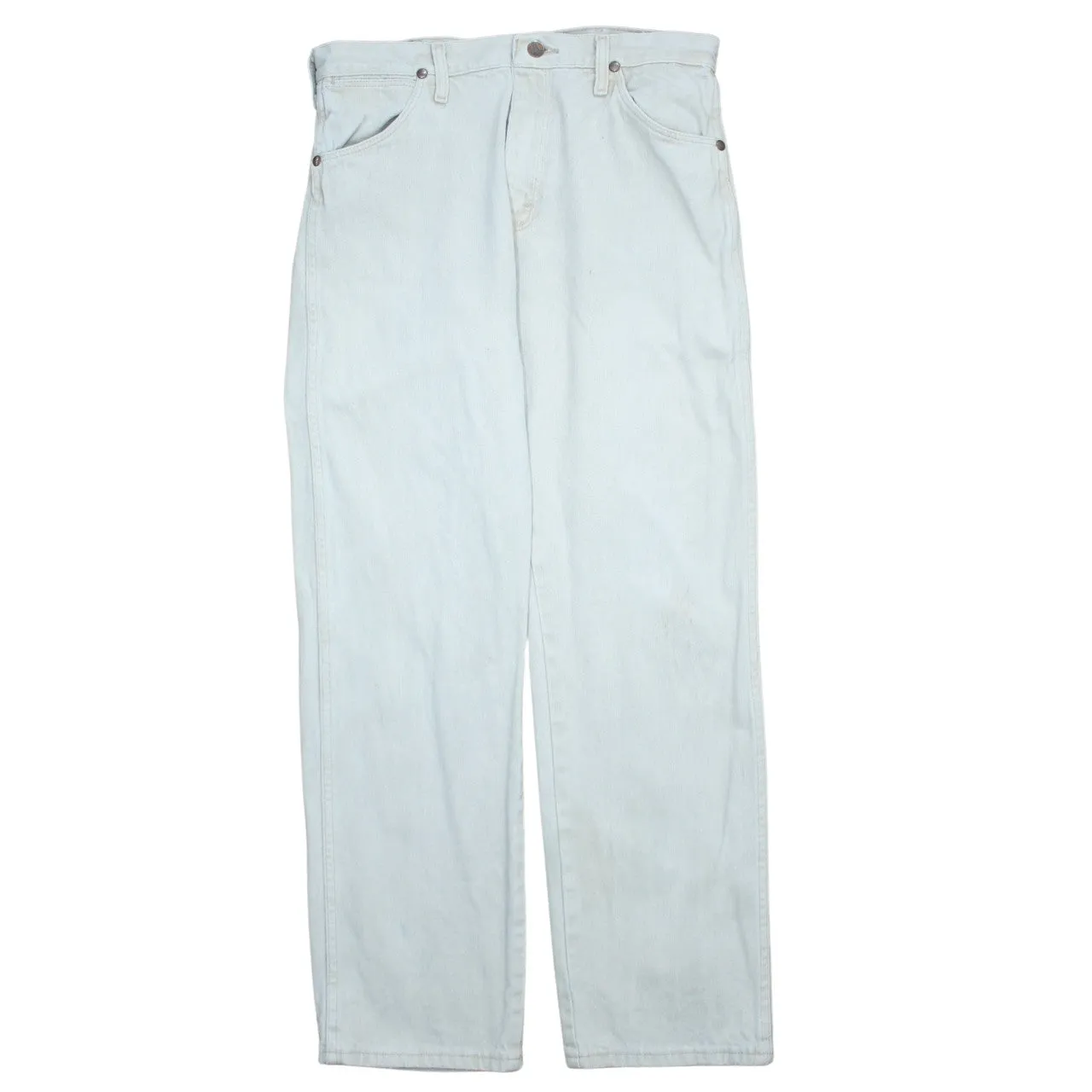 Wrangler 90's Lightweight Straight Leg Baggy Trousers / Pants 32 White sold by Vintage Club product image thumbnail 2