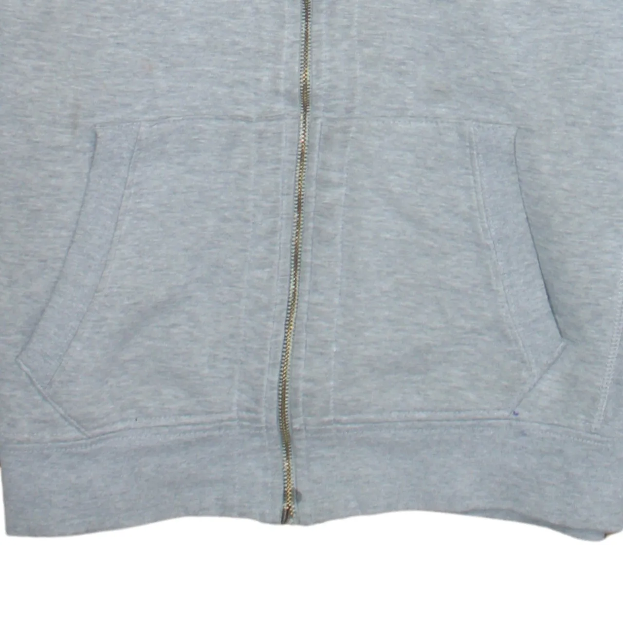 Polo Ralph Lauren 90's Drawstring Pockets Full Zip Up Hoodie Medium Grey sold by Vintage Club product image thumbnail 4