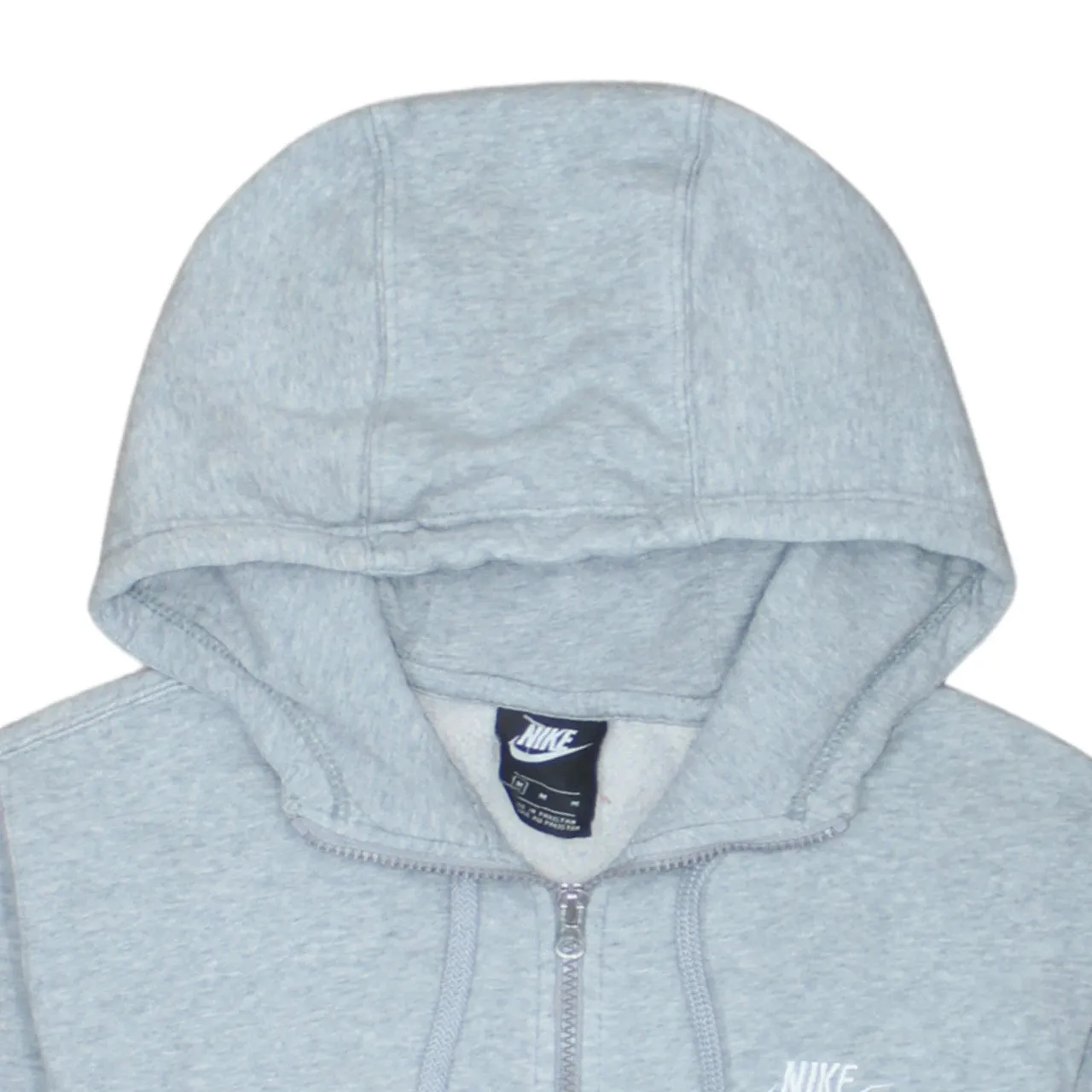 Nike 90's Swoosh Full Zip Up Hoodie Medium Grey sold by Vintage Club product image thumbnail 3