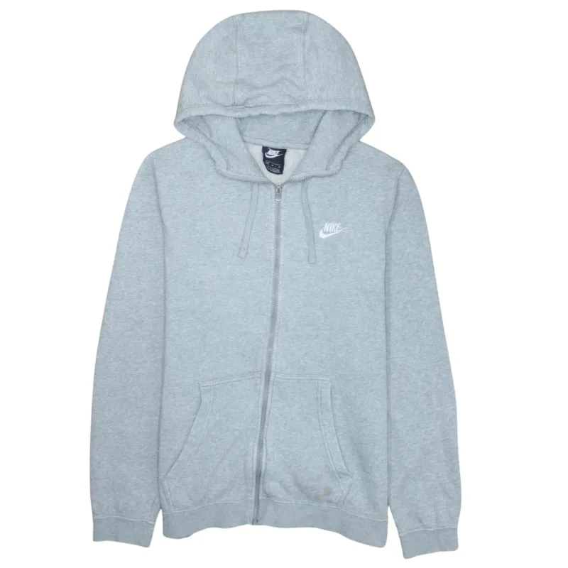 Nike 90's Swoosh Full Zip Up Hoodie Medium Grey sold by Vintage Club