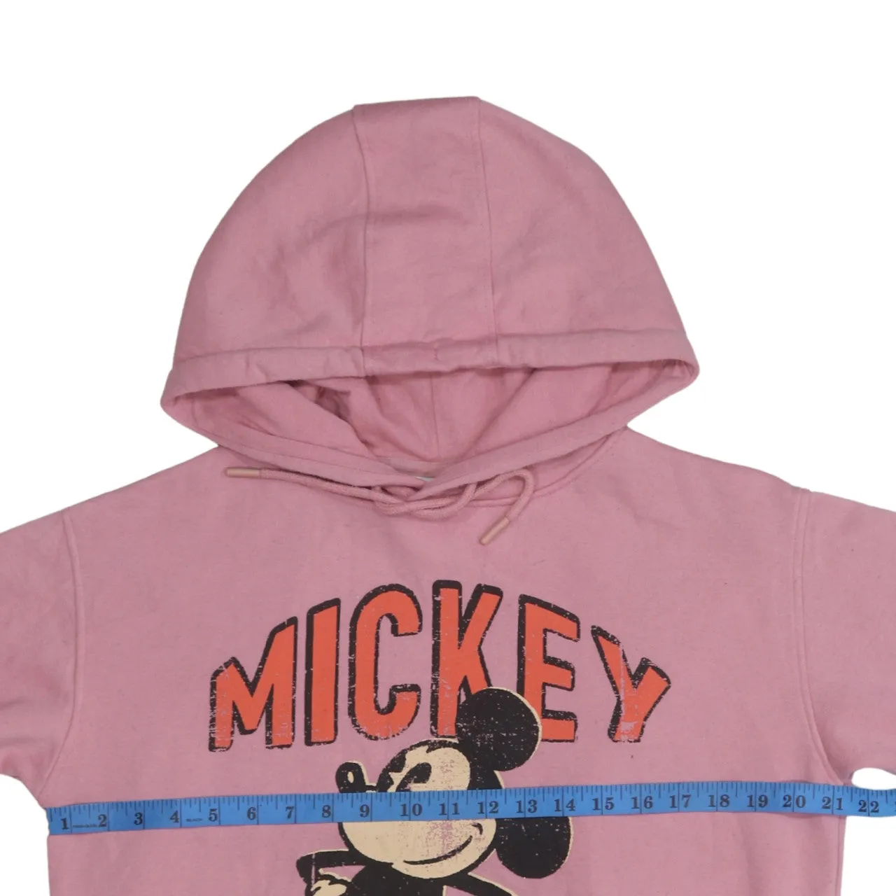 Disney 90's Mickey Mouse Pullover Hoodie XSmall Pink sold by Vintage Club product image thumbnail 5