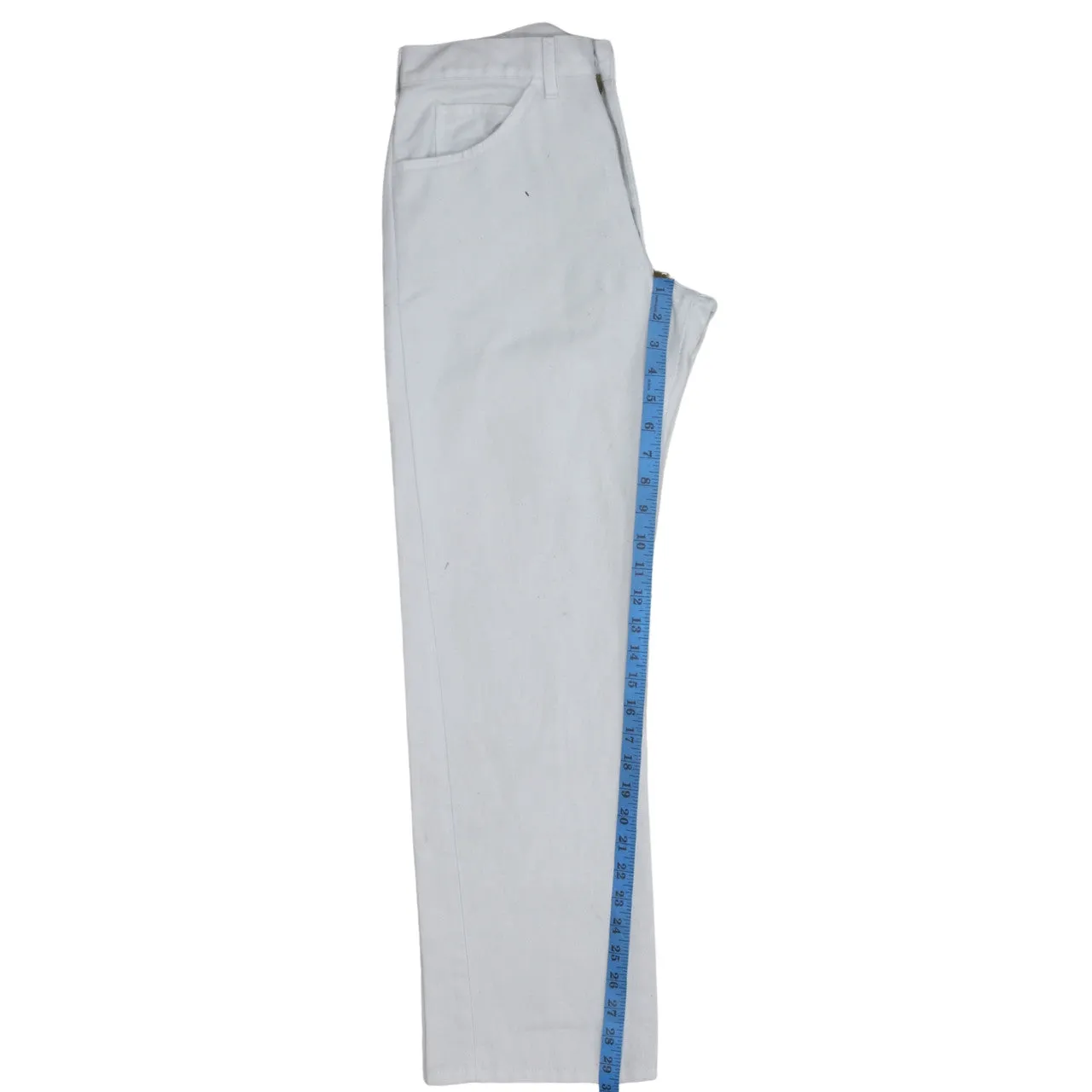 Lee 90's Lightweight Straight Leg Baggy Trousers / Pants 32 White sold by Vintage Club product image thumbnail 5