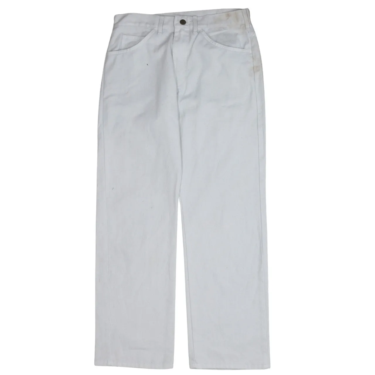 Lee 90's Lightweight Straight Leg Baggy Trousers / Pants 32 White sold by Vintage Club product image thumbnail 2
