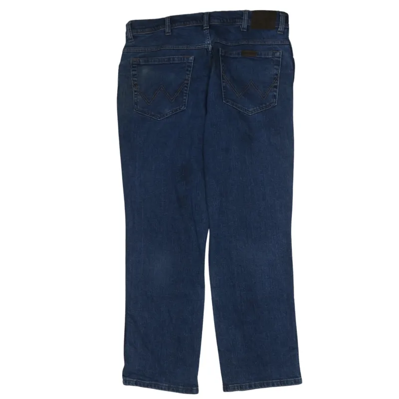 Wrangler 90's Regular Fit Straight Leg Baggy Jeans / Pants 36 Blue made by Wrangler