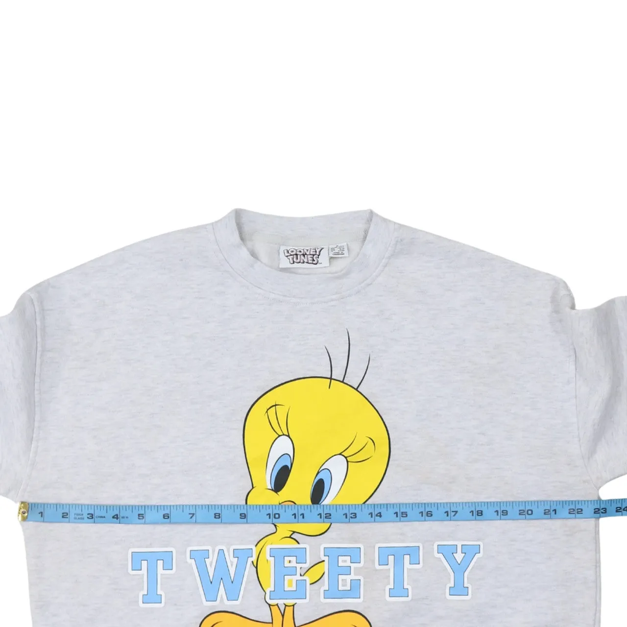 Looney Tunes 90's Tweety Crew Neck Sweatshirt Medium Grey sold by Vintage Club product image thumbnail 5