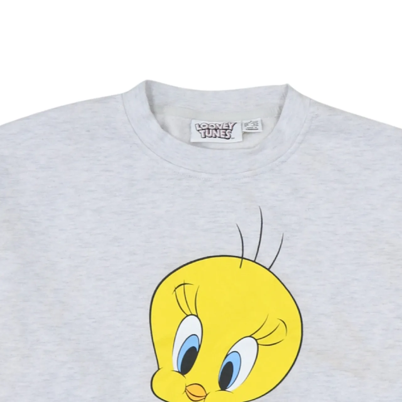 Looney Tunes 90's Tweety Crew Neck Sweatshirt Medium Grey sold by Vintage Club product image thumbnail 3