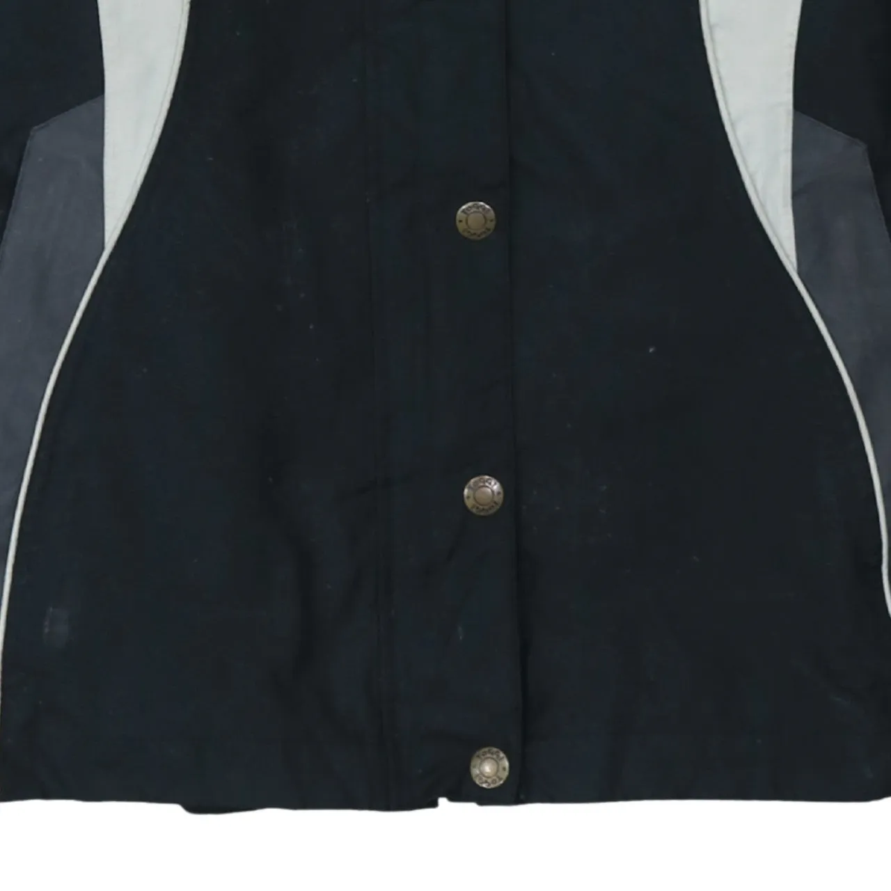 Retro 90's Hooded Full Zip Up Windbreaker Medium Black sold by Vintage Club product image thumbnail 4