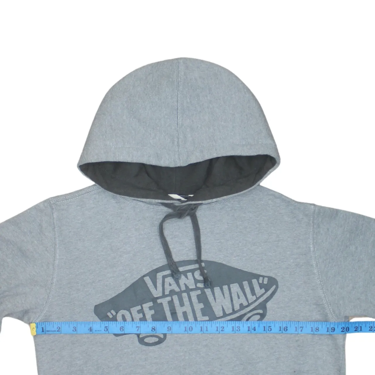 VANS 90's Spellout Pullover Hoodie XSmall Grey sold by Vintage Club product image thumbnail 5
