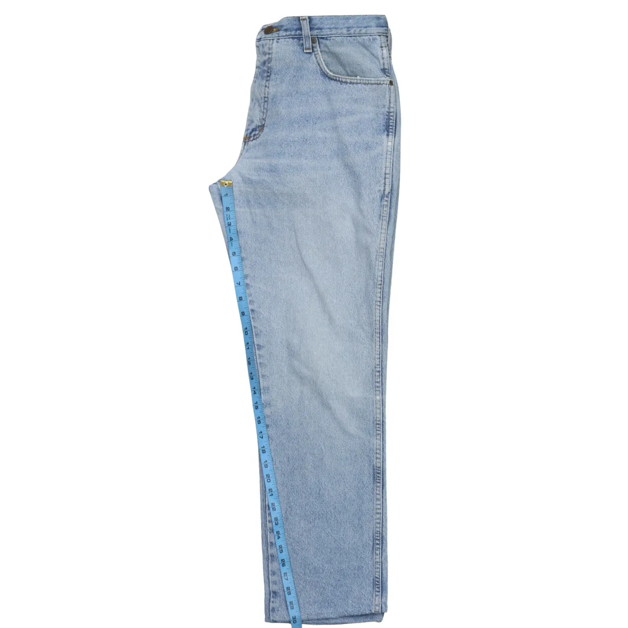 Wrangler 90's Lightwash Straight Leg Baggy Jeans / Pants 34 Blue sold by Vintage Club product image thumbnail 5