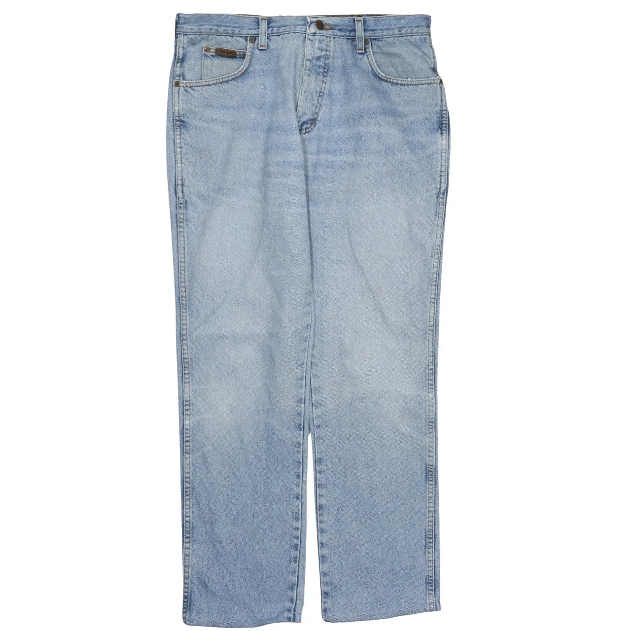 Wrangler 90's Lightwash Straight Leg Baggy Jeans / Pants 34 Blue sold by Vintage Club product image thumbnail 2