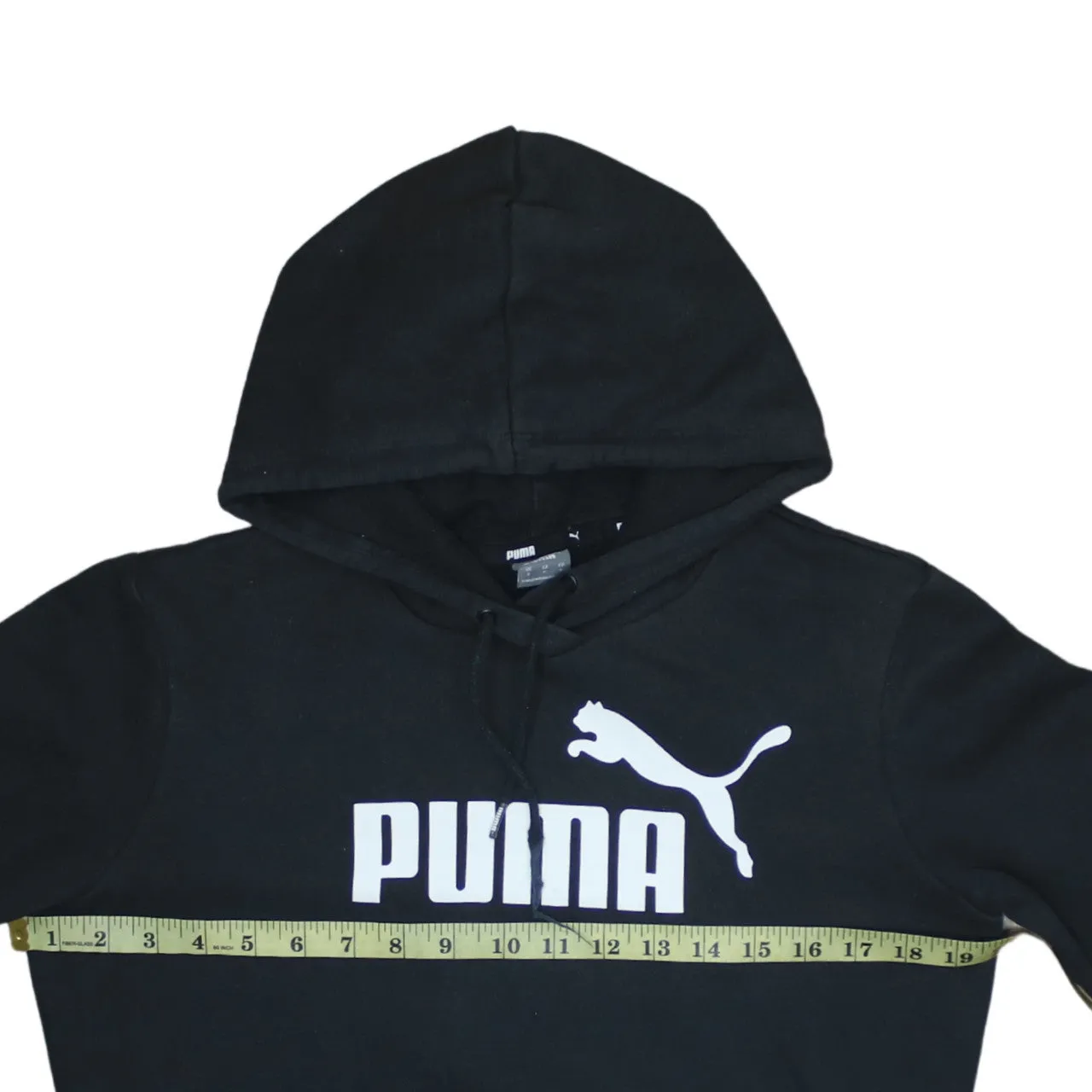 Puma 90's Spellout Pullover Hoodie Small Black sold by Vintage Club product image thumbnail 5