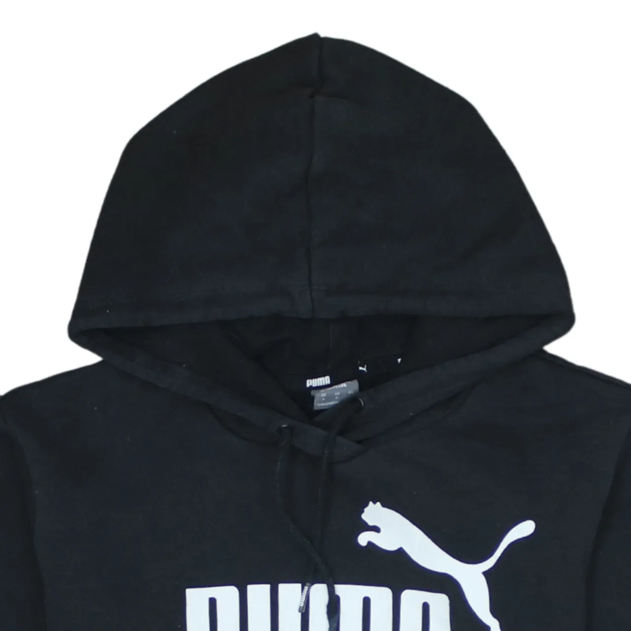 Puma 90's Spellout Pullover Hoodie Small Black sold by Vintage Club product image thumbnail 3