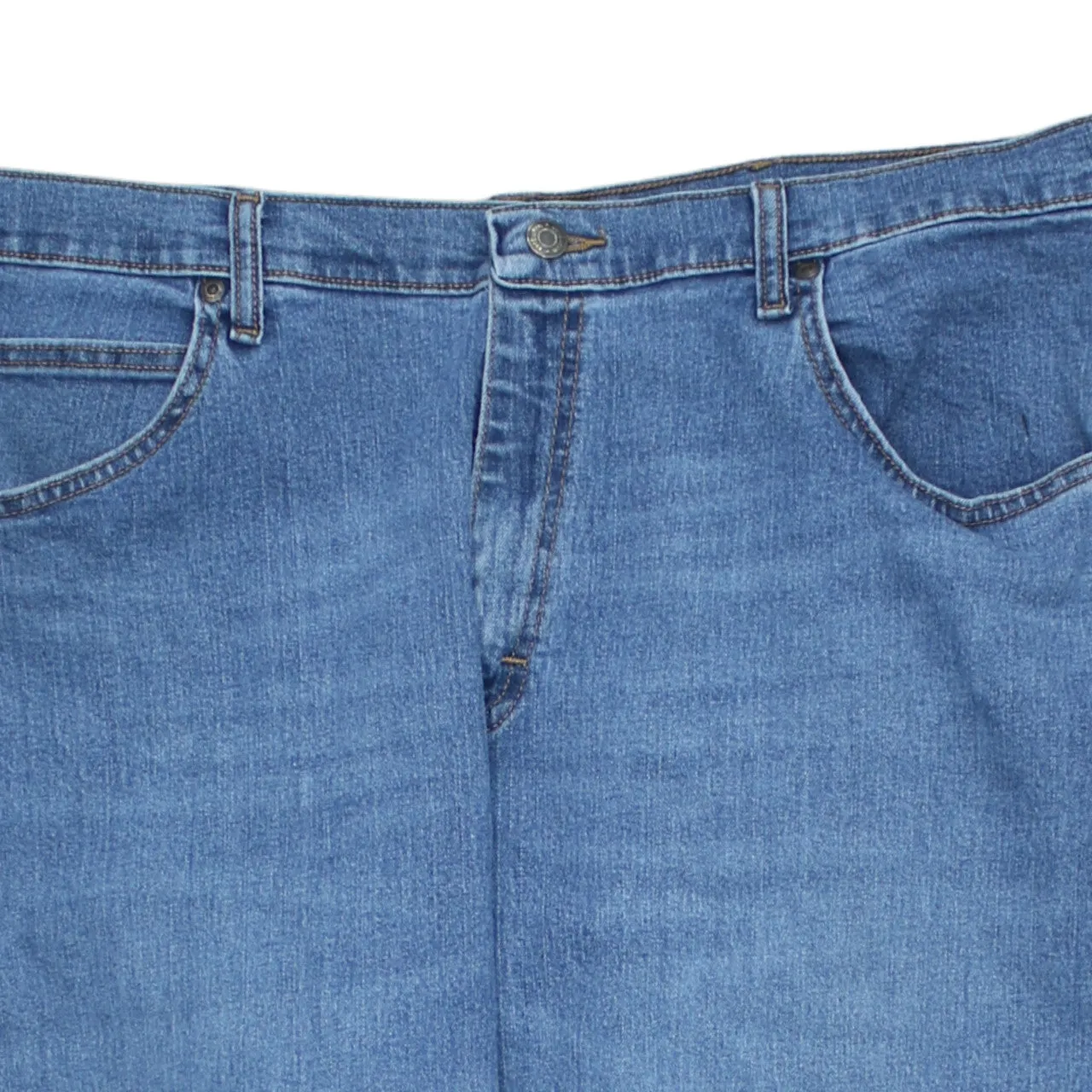 Wrangler 90's Lightwash Straight Leg Baggy Jeans / Pants 38 Blue sold by Vintage Club product image thumbnail 3