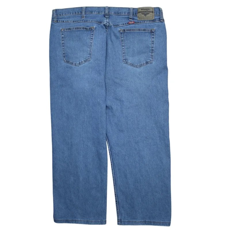 Wrangler 90's Lightwash Straight Leg Baggy Jeans / Pants 38 Blue sold by Vintage Club