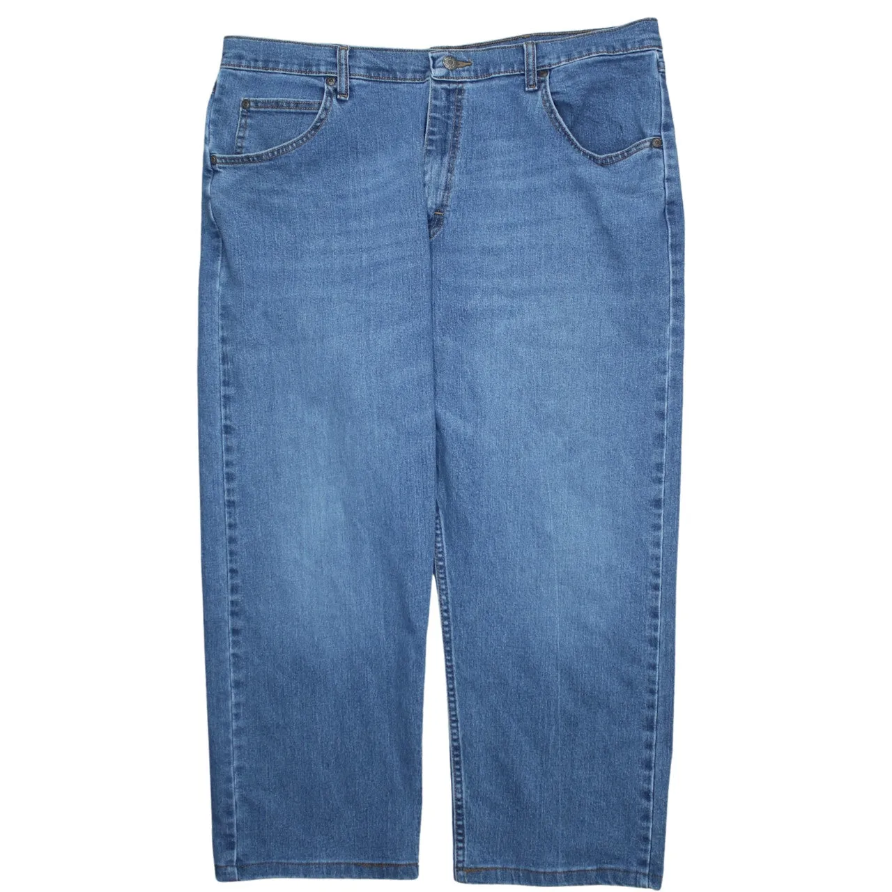 Wrangler 90's Lightwash Straight Leg Baggy Jeans / Pants 38 Blue sold by Vintage Club product image thumbnail 2