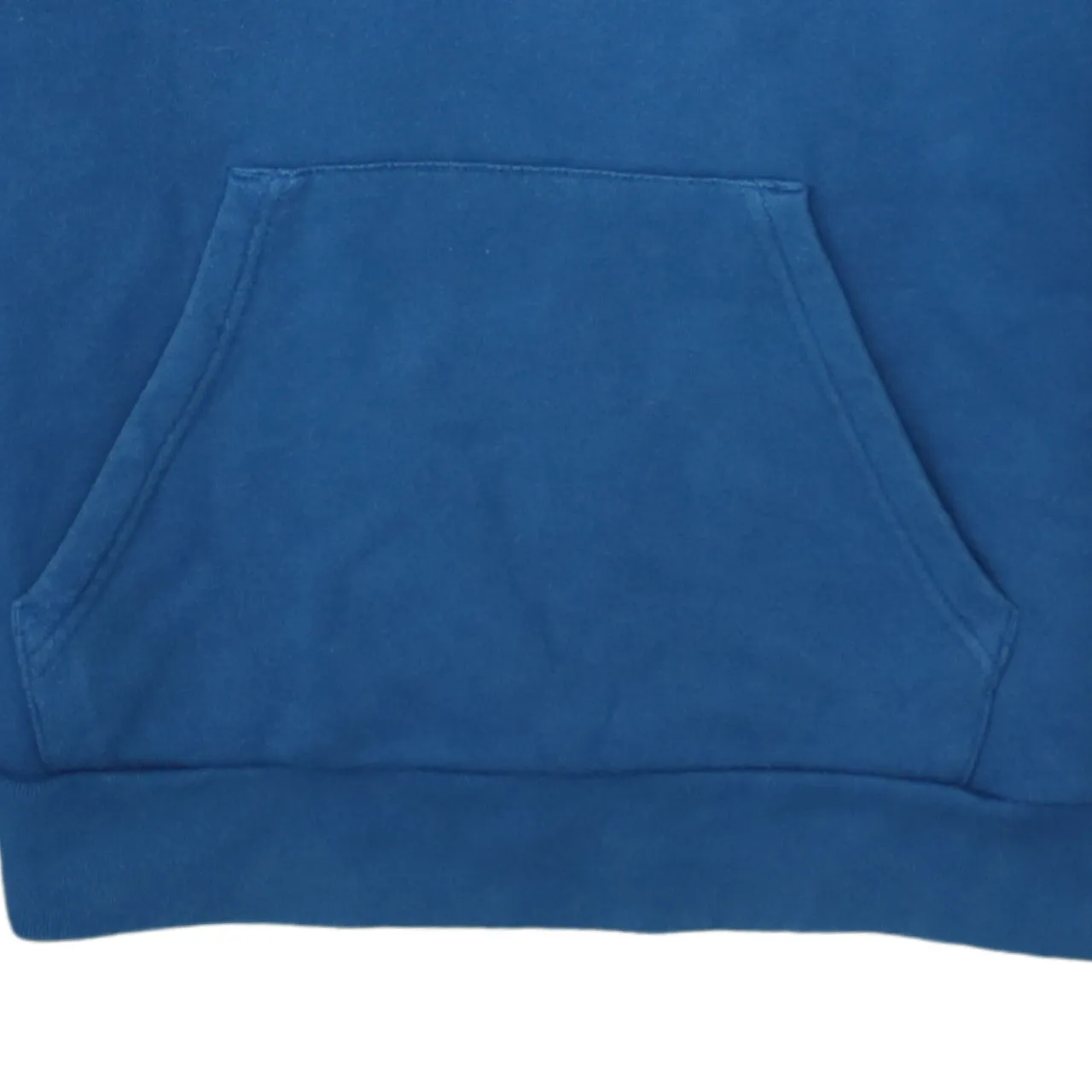 Adidas 90's Drawstring Pockets Pullover Hoodie Small Blue sold by Vintage Club product image thumbnail 4