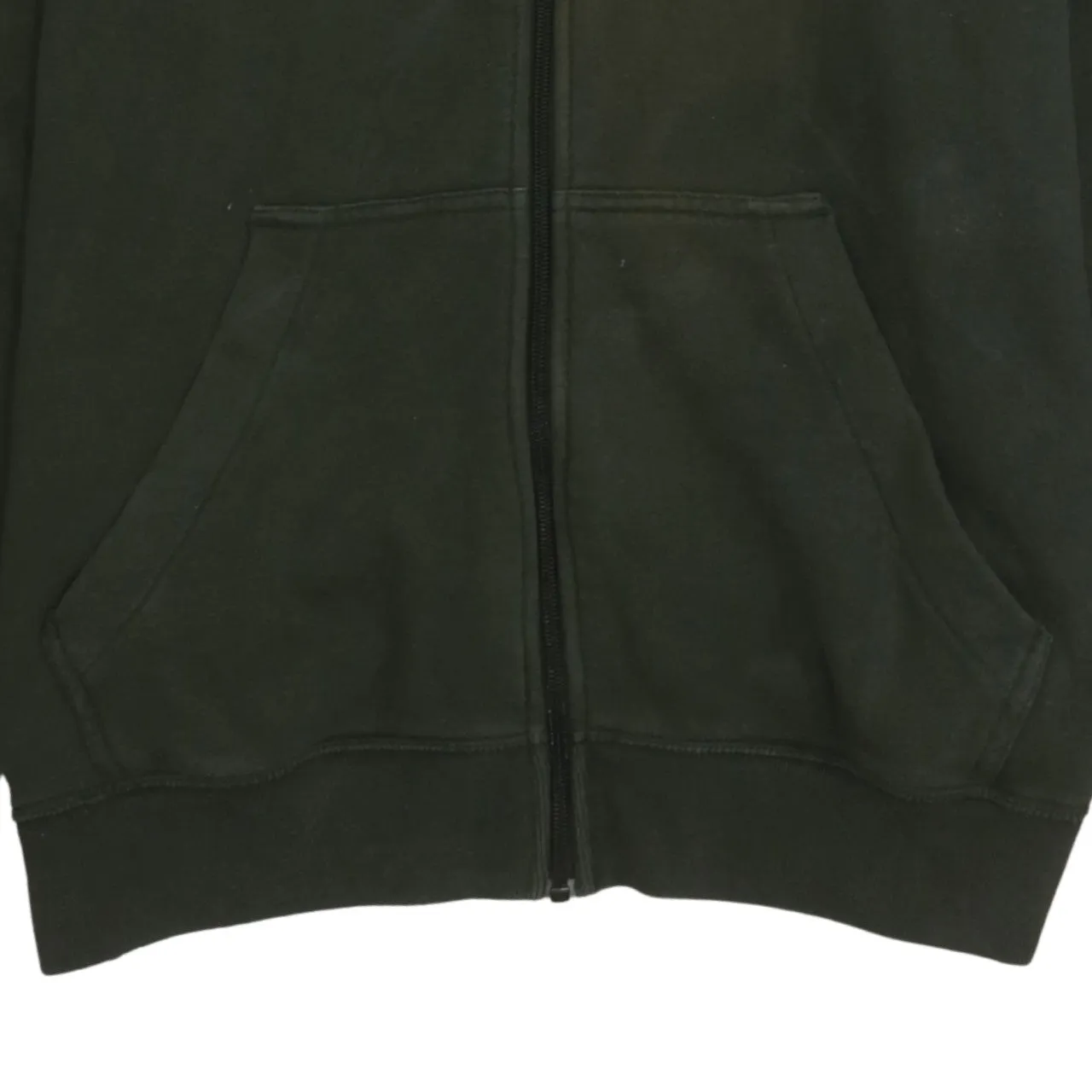 Adidas 90's Drawstring Pockets Full Zip Up Hoodie Large Green sold by Vintage Club product image thumbnail 4