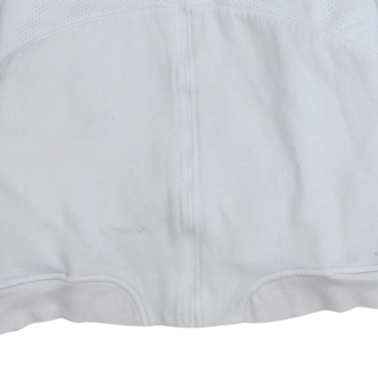 Umbro 90's Lightweight Full Zip Up Hoodie Large White sold by Vintage Club product image thumbnail 4