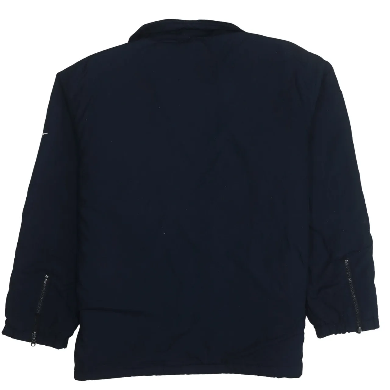 Nike 90's Swoosh Full Zip Up Windbreaker Large Navy Blue sold by Vintage Club product image thumbnail 2