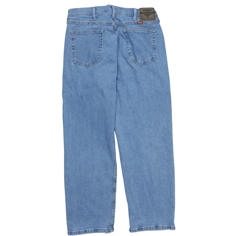 Wrangler 90's Lightwash Straight Leg Baggy Jeans / Pants 36 Blue sold by Vintage Club