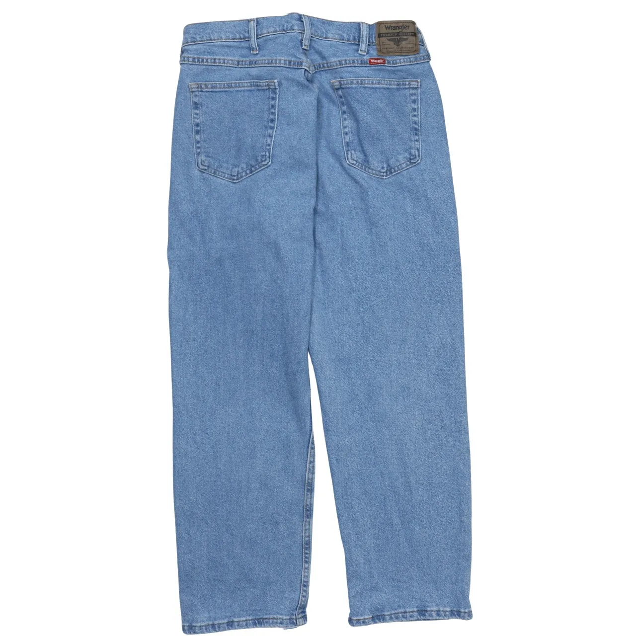 Wrangler 90's Lightwash Straight Leg Baggy Jeans / Pants 36 Blue sold by Vintage Club