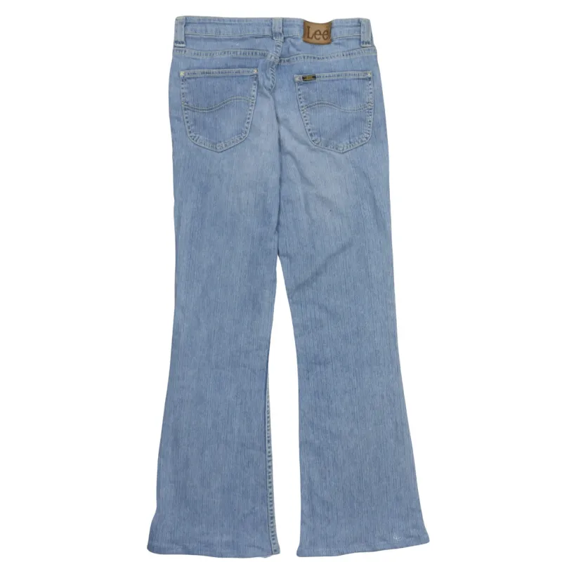 Lee 90's Lightwash Straight Leg Baggy Jeans / Pants 32 Blue sold by Vintage Club