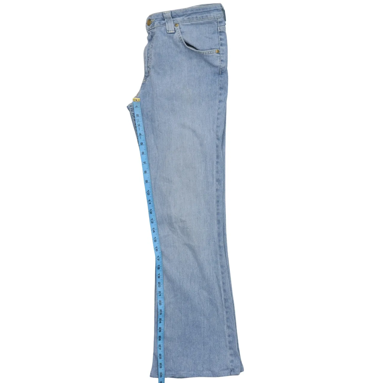 Lee 90's Lightwash Straight Leg Baggy Jeans / Pants 32 Blue sold by Vintage Club product image thumbnail 5