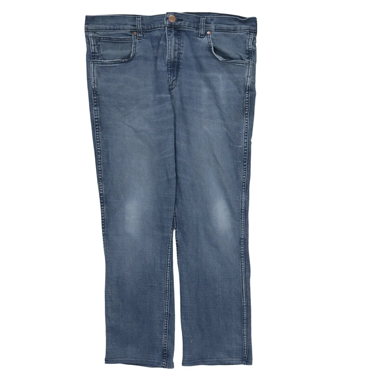 Wrangler 90's Lightwash Straight Leg Baggy Jeans / Pants 30 Blue sold by Vintage Club product image thumbnail 2