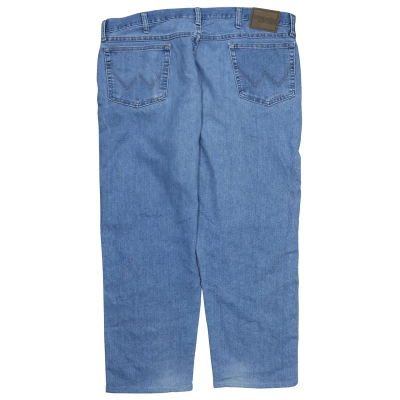 Wrangler 90's Lightwash Straight Leg Baggy Jeans / Pants 42 Blue sold by Vintage Club