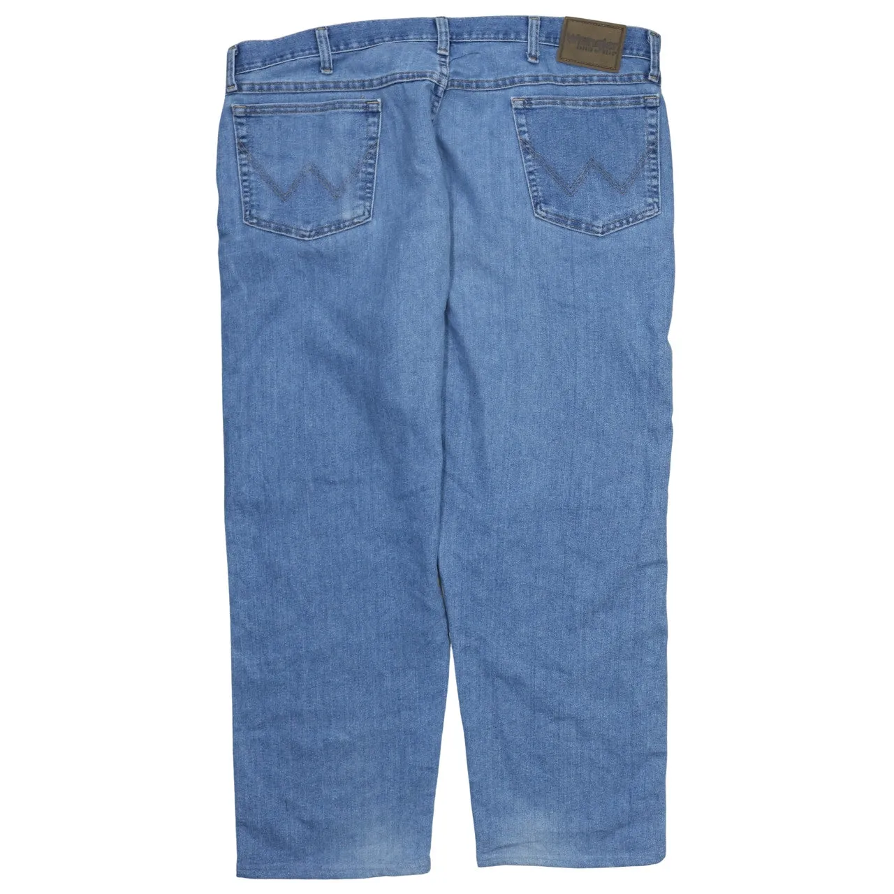 Wrangler 90's Lightwash Straight Leg Baggy Jeans / Pants 42 Blue sold by Vintage Club