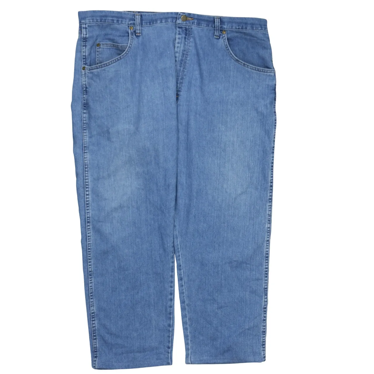 Wrangler 90's Lightwash Straight Leg Baggy Jeans / Pants 42 Blue sold by Vintage Club product image thumbnail 2