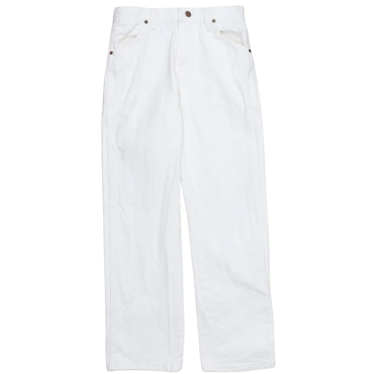 Wrangler 90's Lightweight Straight Leg Baggy Trousers / Pants 26 White sold by Vintage Club product image thumbnail 2