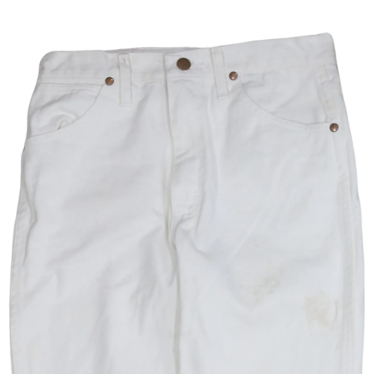 Wrangler 90's Lightweight Straight Leg Baggy Trousers / Pants 29 White sold by Vintage Club product image thumbnail 3
