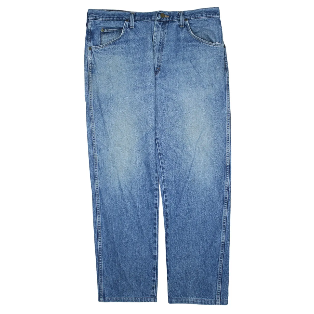 Wrangler 90's Lightwash Straight Leg Baggy Jeans / Pants 36 Blue sold by Vintage Club product image thumbnail 2