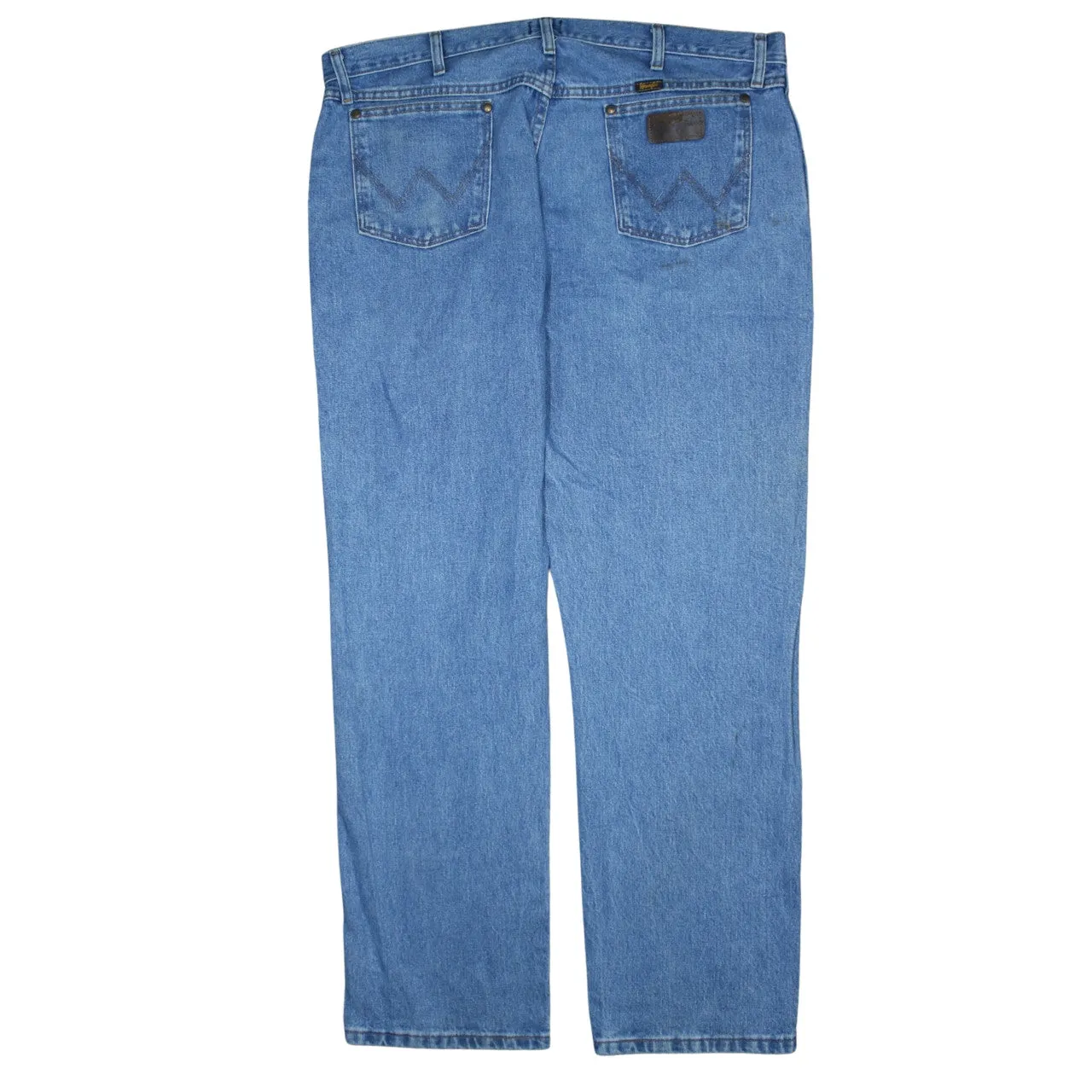Wrangler 90's Lightwash Straight Leg Baggy Jeans / Pants 40 Blue sold by Vintage Club