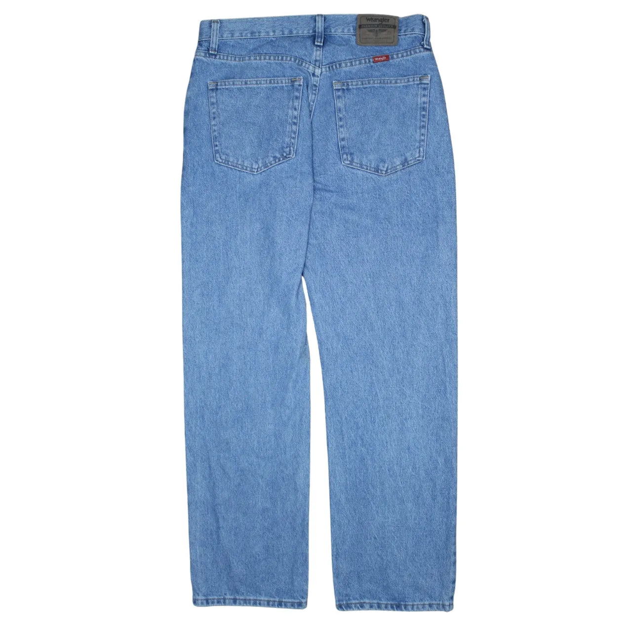 Wrangler 90's Lightwash Straight Leg Baggy Jeans / Pants 33 Blue sold by Vintage Club