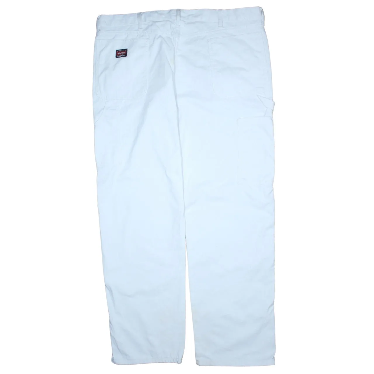 Wrangler 90's Lightweight Straight Leg Baggy Trousers / Pants 42 White sold by Vintage Club