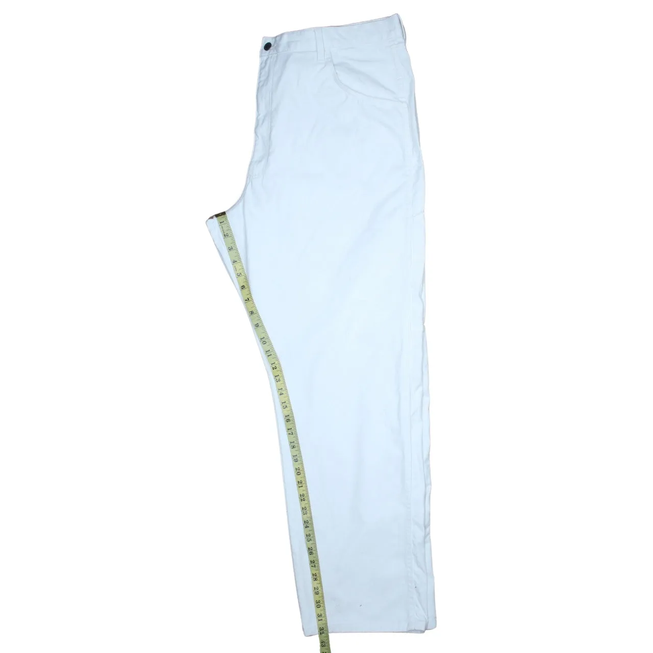 Wrangler 90's Lightweight Straight Leg Baggy Trousers / Pants 42 White sold by Vintage Club product image thumbnail 5