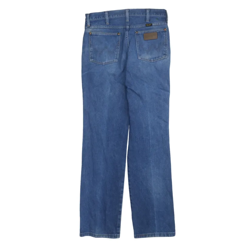 Wrangler 90's Lightwash Straight Leg Baggy Jeans / Pants 30 Blue made by Wrangler