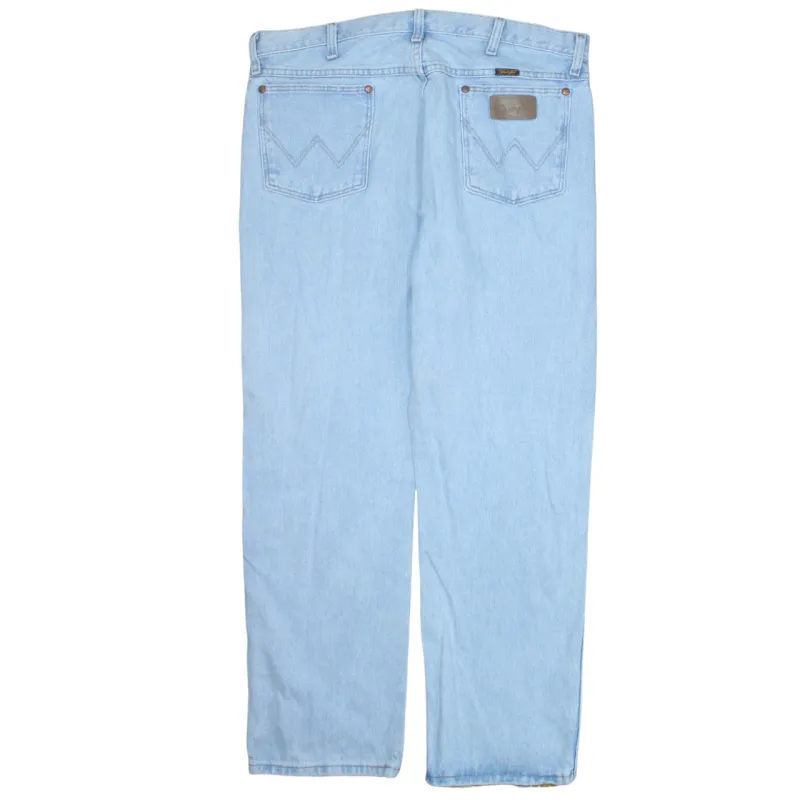 Wrangler 90's Lightwash Straight Leg Baggy Jeans / Pants 36 Blue sold by Vintage Club