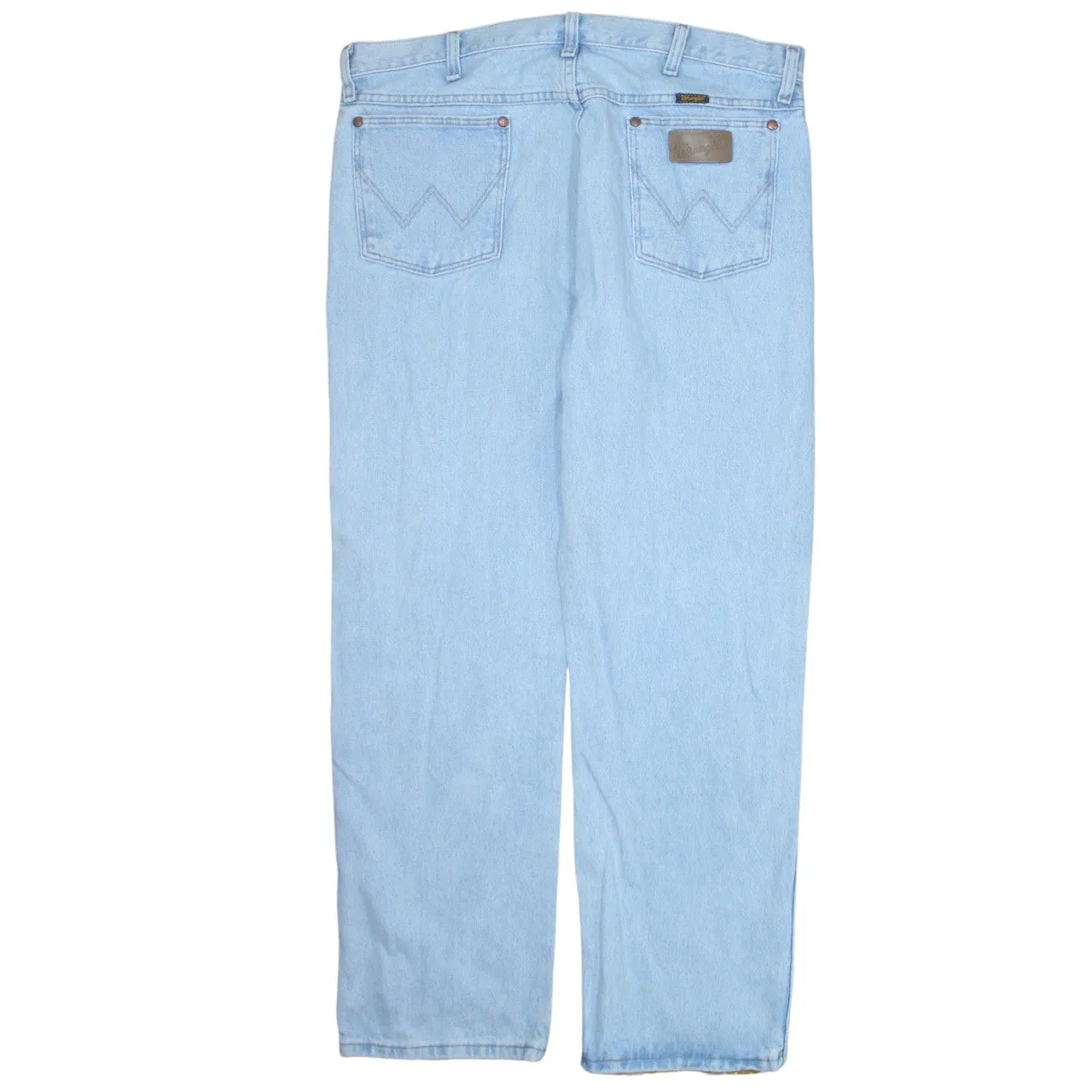 Wrangler 90's Lightwash Straight Leg Baggy Jeans / Pants 36 Blue sold by Vintage Club