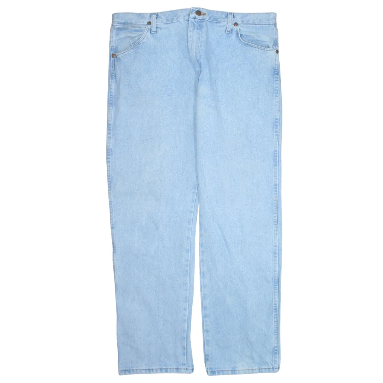 Wrangler 90's Lightwash Straight Leg Baggy Jeans / Pants 36 Blue sold by Vintage Club product image thumbnail 2