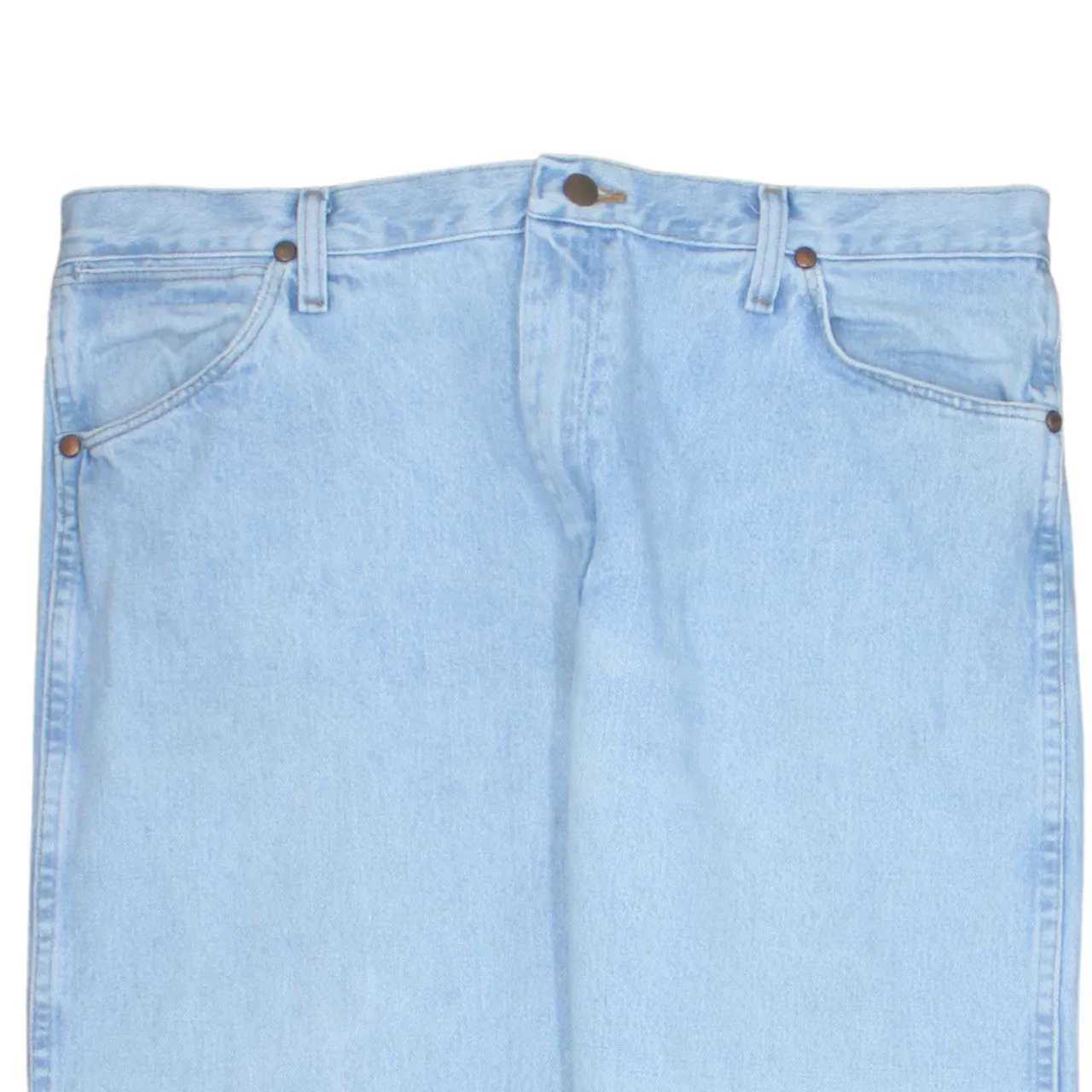 Wrangler 90's Lightwash Straight Leg Baggy Jeans / Pants 36 Blue sold by Vintage Club product image thumbnail 3