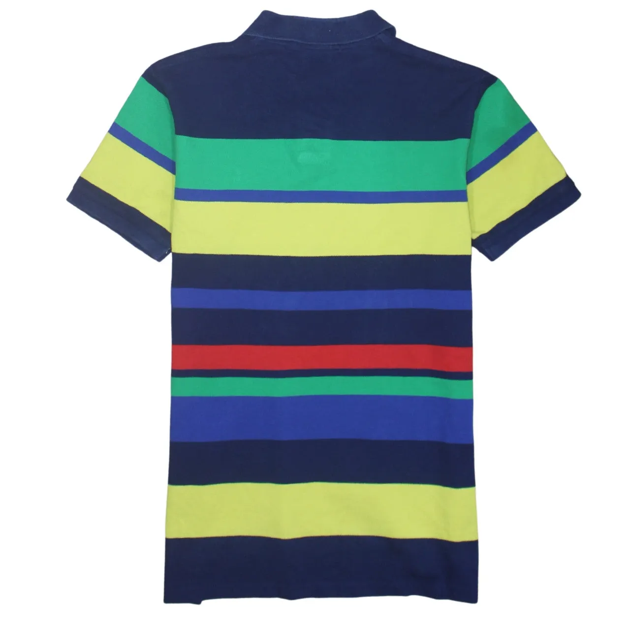 Polo Ralph Lauren 90's Short Sleeves Quarter Button Polo Shirt Medium Navy Blue sold by Vintage Club product image thumbnail 2