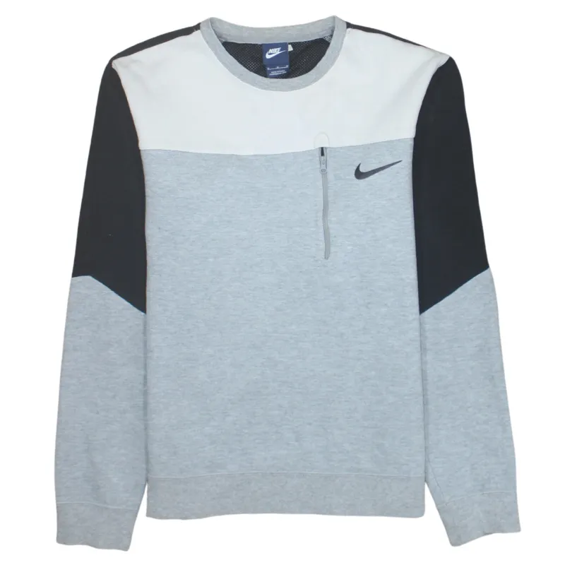 Nike 90's Swoosh Crew Neck Sweatshirt Medium Grey sold by Vintage Club
