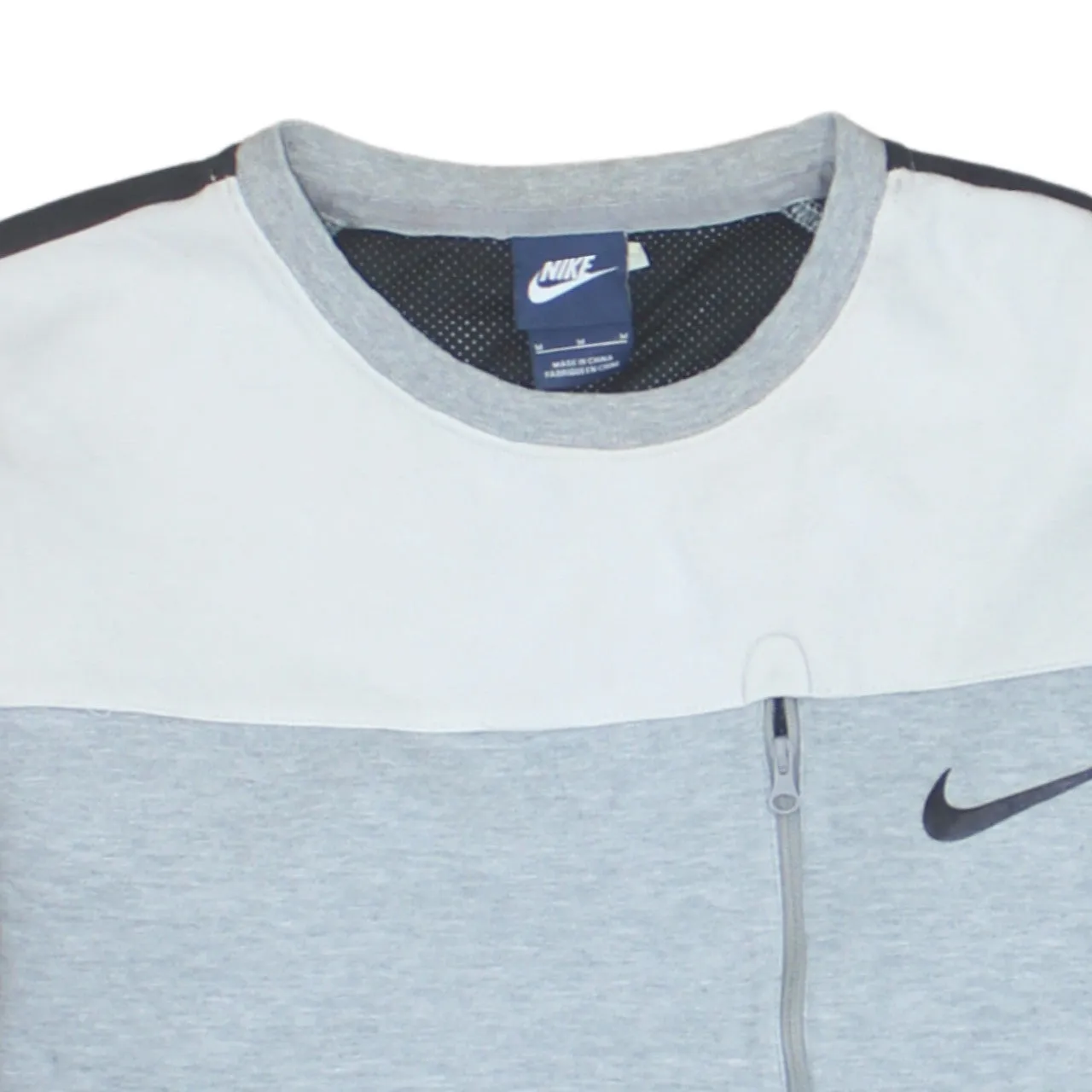 Nike 90's Swoosh Crew Neck Sweatshirt Medium Grey sold by Vintage Club product image thumbnail 3