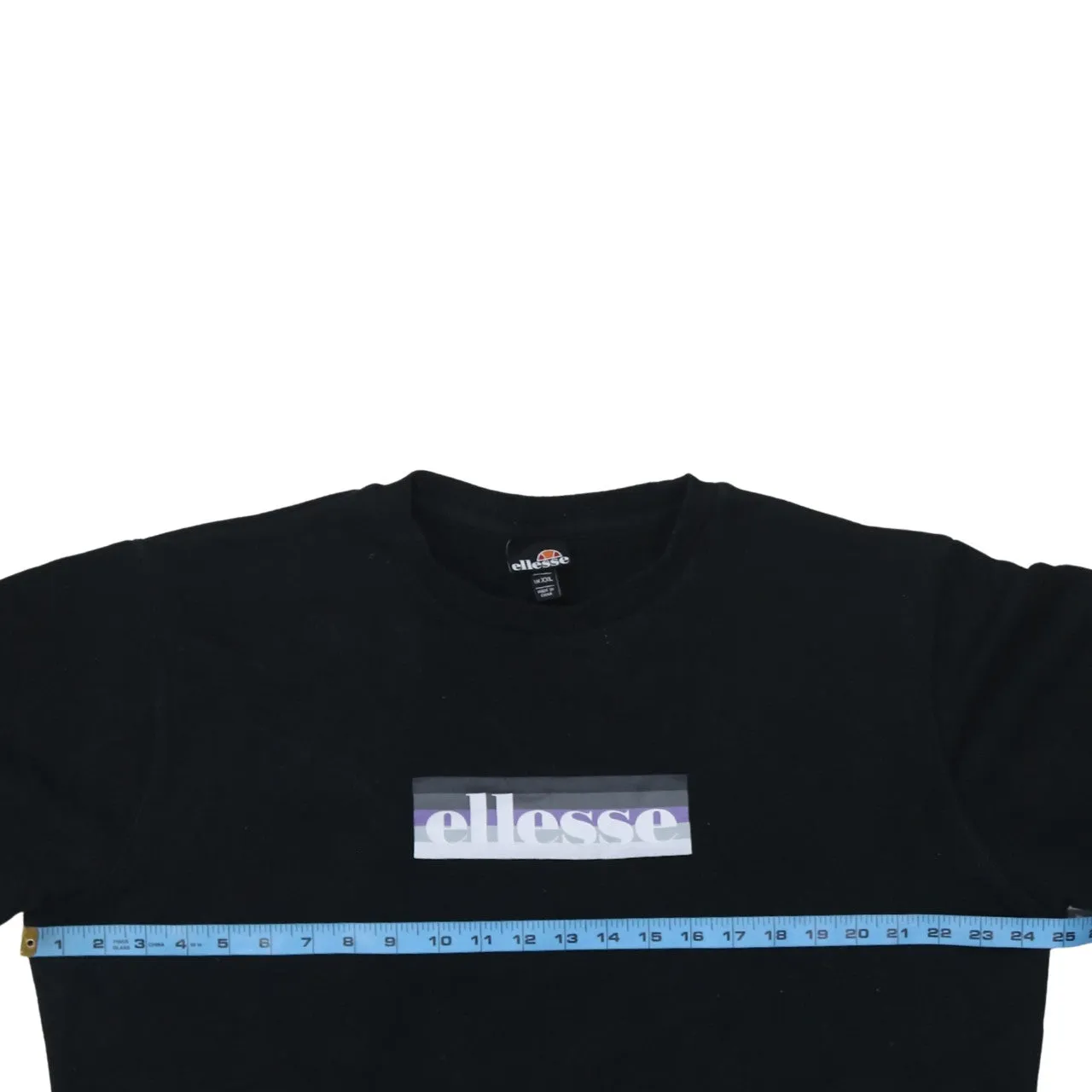 Ellesse 90's Spellout Crew Neck Sweatshirt XXLarge (2XL) Black sold by Vintage Club product image thumbnail 5